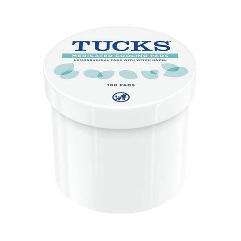 Tucks, Medicated Cooling Hemorrhoidal Relief Pads, 100 Count