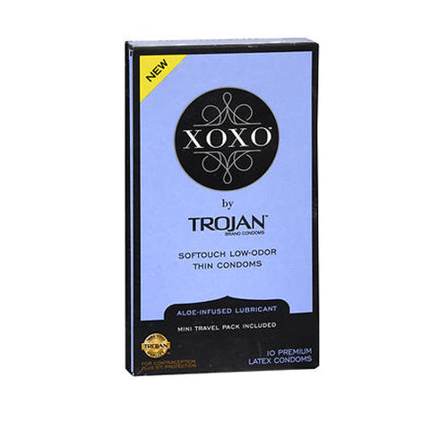 Trojan, Xoxo Premium Latex Condoms, 10 Each
