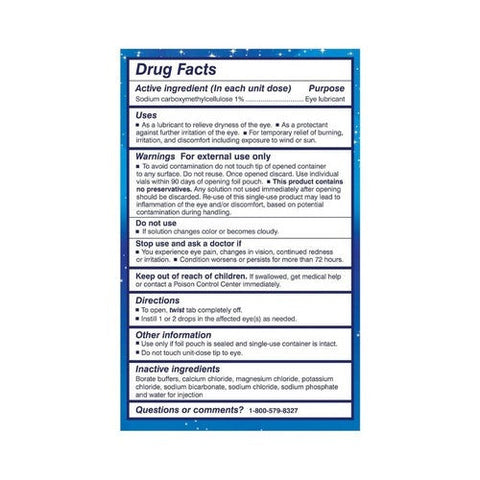Theratears, Liquid Gel Nighttime Dry Eyes, 30 Each