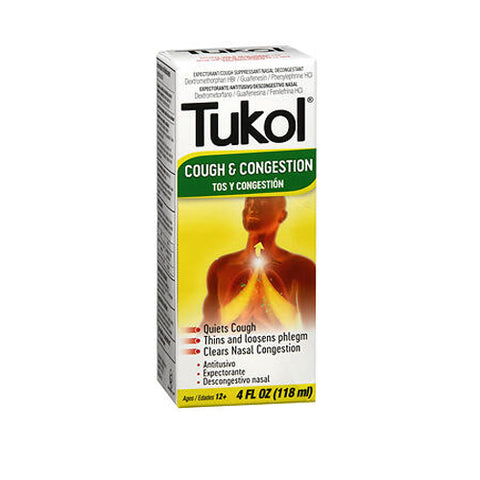 Tukol, Cough & Congestion Liquid Extra Strength, 4 Oz
