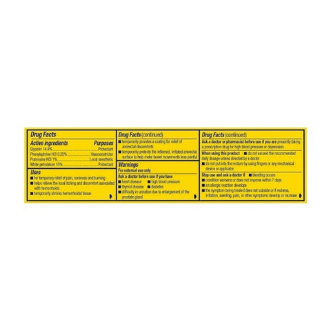 Preparation H, Multi-Symptom Relief Hemorrhoidal Cream With Aloe Maximum Strength, 0.9 Oz Preparation H