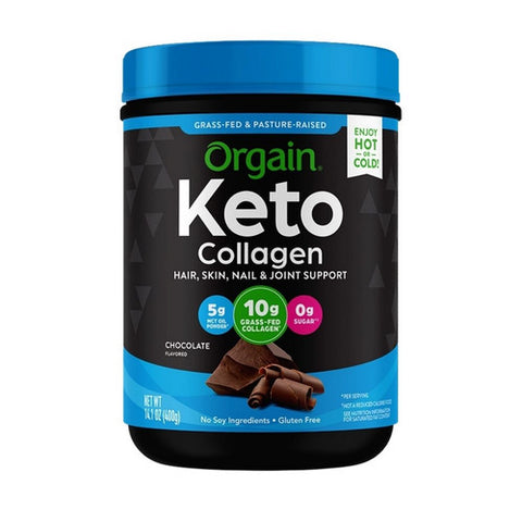 Orgain, Collagen Powder, Chocolate 0.88 lbs