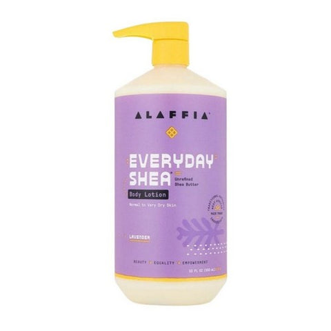 Alaffia, Everyday Lavender Body Lotion, 32 Oz