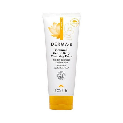 Derma e, Vitamin C Gentle Daily Cleansing Paste, 4Oz