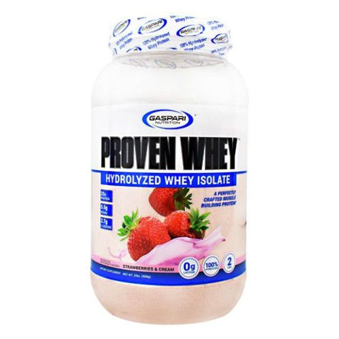 Gaspari Nutrition, 100% Whey Isolate, Strawberries & Cream 2 lbs