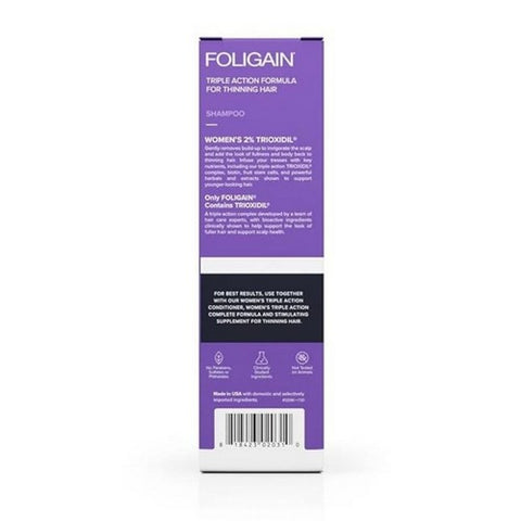 Foligain, Shampoo for Thinning Hair Women's, 8 Oz