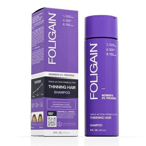 Foligain, Shampoo for Thinning Hair Women's, 8 Oz