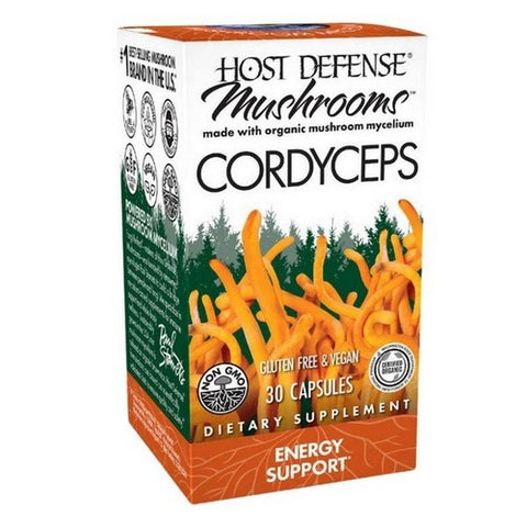 Host Defense, Cordyceps Capsules, 30 Cap