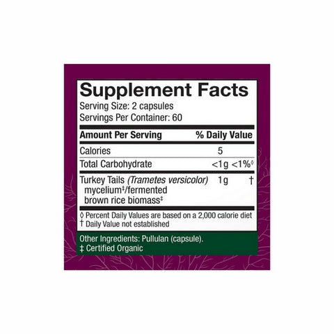 Host Defense, Turkey Tail Capsules, 120 Cap