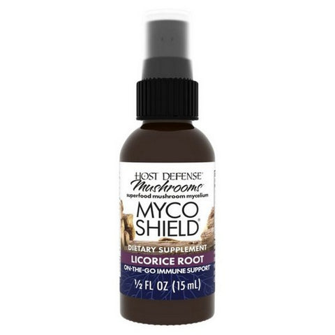 Host Defense, MycoShield Spray Licorice Root, 0.5 Fl Oz
