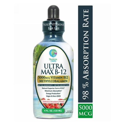 Tropical Oasis, Ultra Max B12, 4 Oz