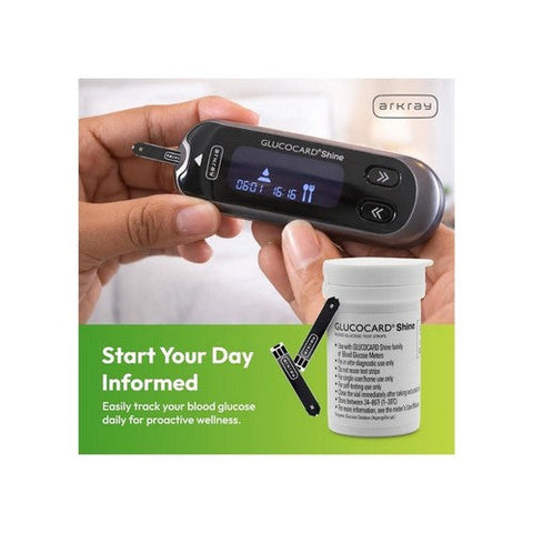 Glucocard, Shine Blood Glucose Test, 50 Each Glucocard