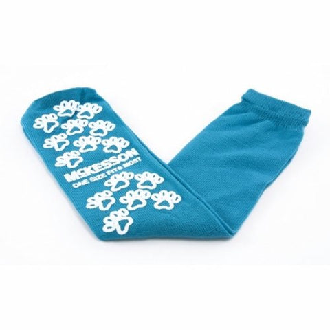 McKesson, Slipper Socks Unisex Adult One Size Fits Most Single Tread 40-1069, 1 Pair
