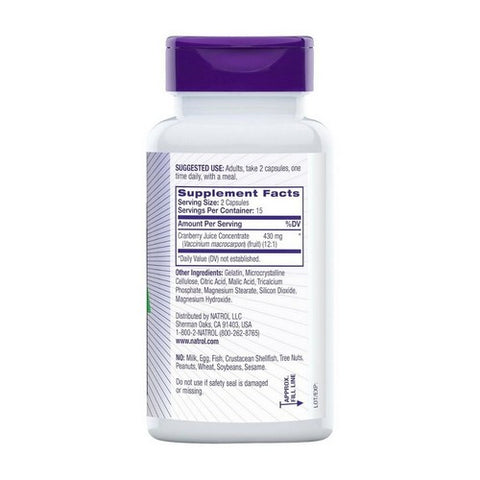 Natrol, Cranberry Women's Health, 430 Mg, 30 Caps