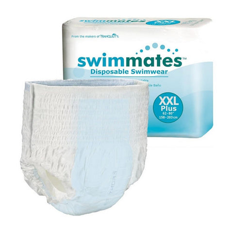 Swimmates, Bowel Containment Swim Brief Pull With Tear Away Seams Adult 2X-Large Unisex, 2X-Large, Count of 12