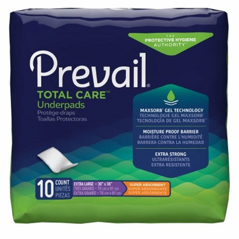 First Quality, Total Care Disposable Underpad Polymer Heavy Absorbency, Count of 25