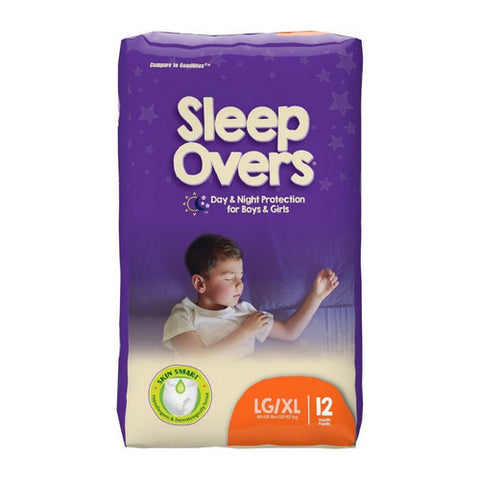 First Quality, Unisex Youth Absorbent Underwear Sleep Overs Pull On with Tear Away Seams Large And X-Large Disposable Heavy Absorbency, 1 Pack
