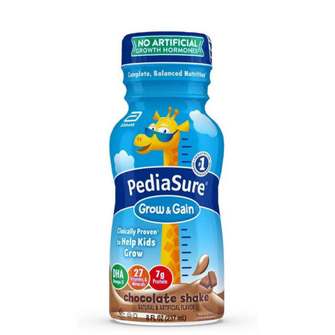 Pediasure, Pediatric Oral Supplement PediaSure  Grow & Gain Chocolate Flavor 8 oz. Bottle Ready to Use, 8 Oz