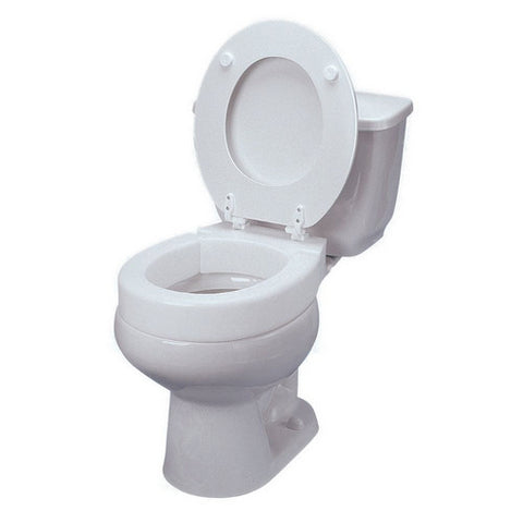 Maddak, Elongated Raised Toilet Seat Tall-Ette  3 Inch Height White 350 lbs. Weight Capacity, Count of 1