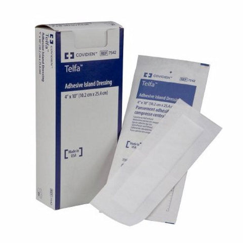 Cardinal, Adhesive Dressing 4 X 10 Inch Sterile, Case Of 4