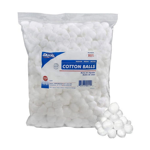 Dukal, Cotton Ball Medium NonSterile, Count of 2
