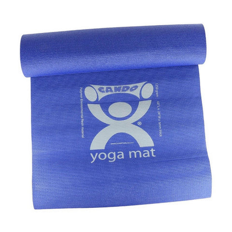 Fabrication Enterprises, Exercise Mat CanDo  Yoga Mat Blue Polymer Environmental Resin 24 X 68 Inch, Count of 1