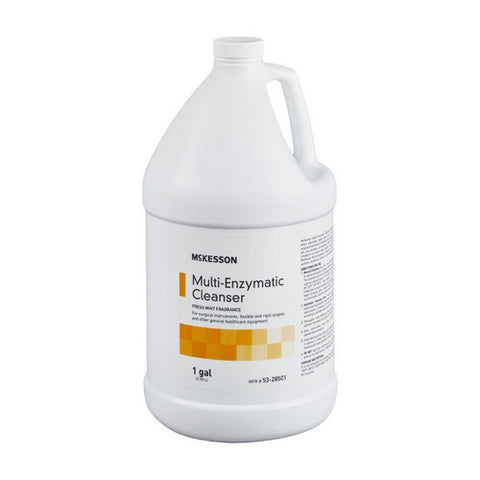 McKesson, Multi-Enzymatic Instrument Detergent McKesson Liquid 1 gal. Jug Eucalyptus Spearmint Scent, 1 Gallon