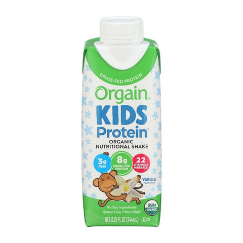 Orgain, Pediatric Oral Supplement Kids Protein Organic Nutritional Shake, 8.25 Oz