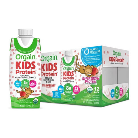 Orgain, Kids Protein Organic Nutrition Shake, Count of 12