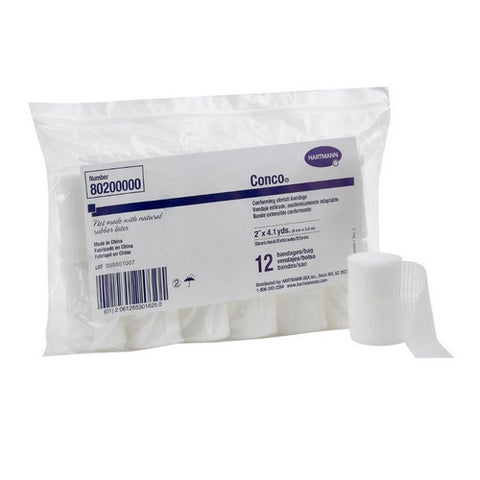 Hartmann Usa Inc, Conforming Bandage Conco  Woven Gauze 1-Ply 2 Inch X 4-1/10 Yard Roll Shape NonSterile, Count of 12