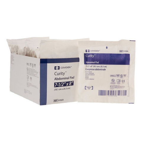 Cardinal, Abdominal Pad 7-1/2 X 8 Inch Sterile 9192A, Count of 18