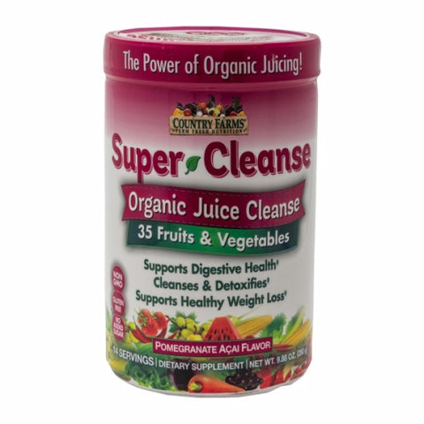 Country Farms, Organic Super Juice Cleanse, 280 Grams