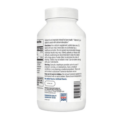 21st Century, Calcium Plus Vitamin D3, 500mg, 400 Tabs