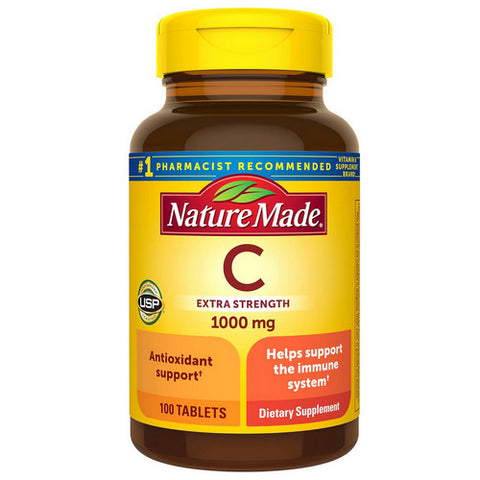 Nature Made, Vitamin C, 1000mg, 100 Tabs