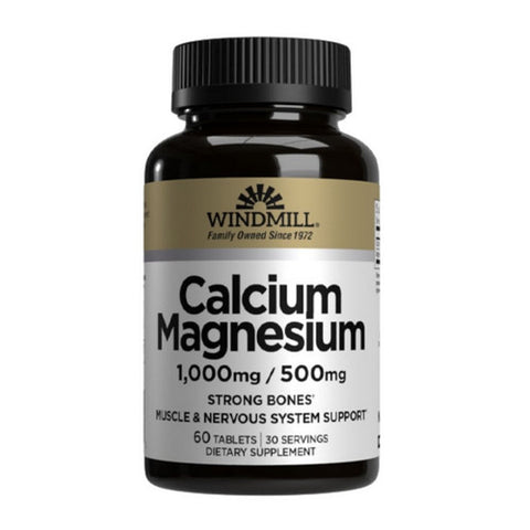 Calcium & Magnesium 60 Tabs by Windmill Health