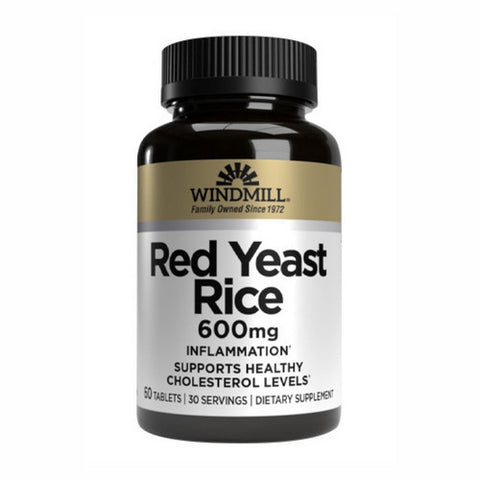 Windmill Health, Red Yeast Rice, 600 Mg, 60 Tabs