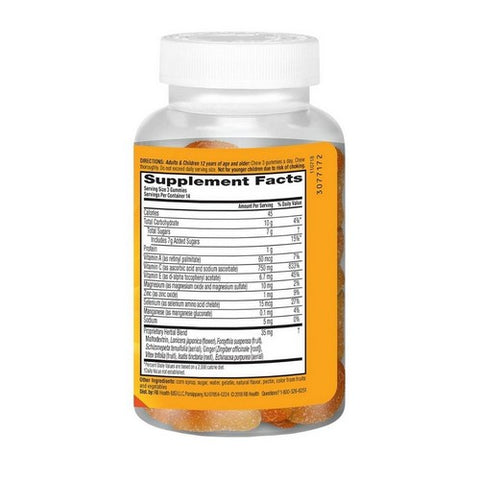 Airborne, Immune Support With Vitamin C And Zinc Zesty Orange, 42 Gummies