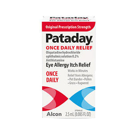 Pataday, 0.2% Eye Drops, 2.5 ml