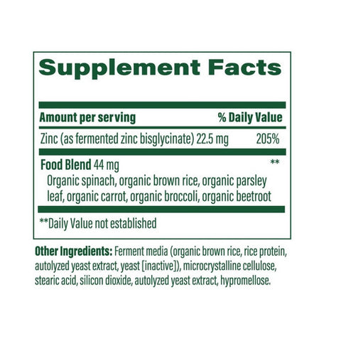 MegaFood, Zinc, 60 Tabs