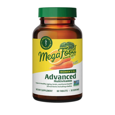MegaFood, Women's 55+ Advanced Multivitamin, 60 Tabs