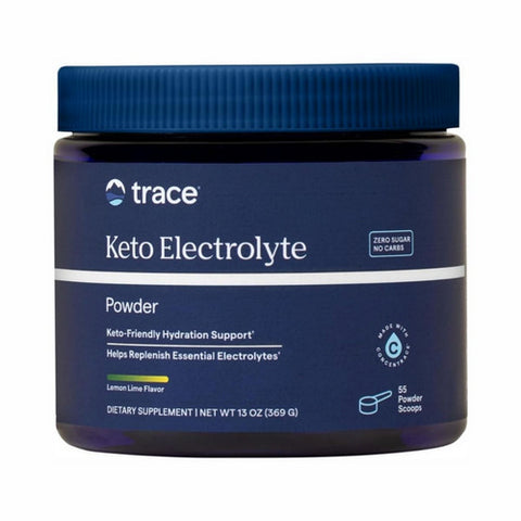 Trace Minerals, KETO Electrolyte Powder  Lemon Lime, 55 Servings