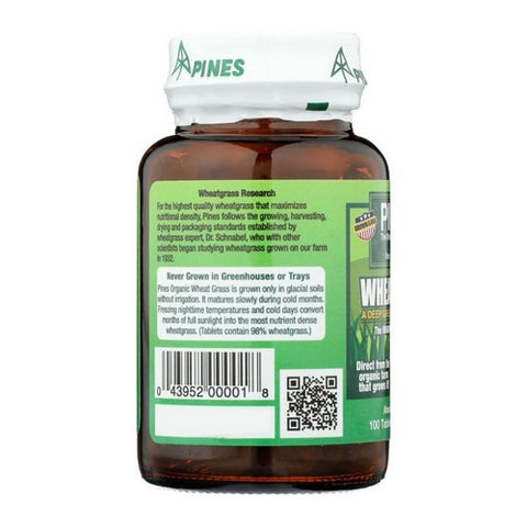 Pines Wheat Grass, Pines Wheat Grass, 500 MG, 100 Tabs