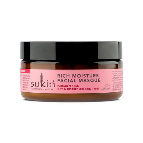Sukin, Rich Moisture Facial Mask Rosehip, 3.38 Oz