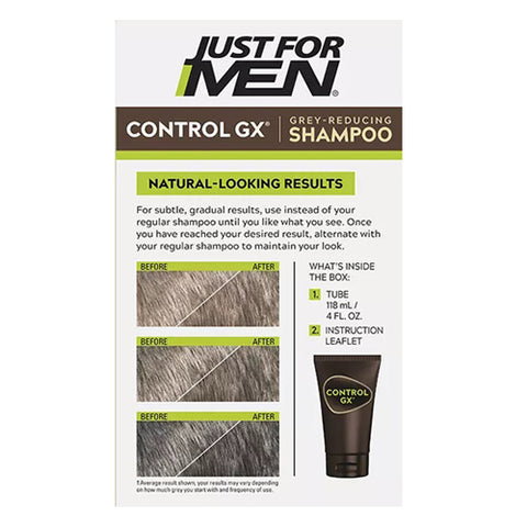 Just For Men, Control GX Grey Reducing Shampoo, 4 Oz