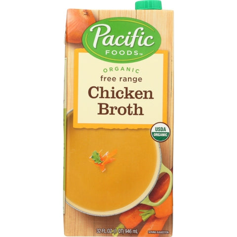 Broth Chkn Frange Org Gf Case of 12 X 32 Oz by Pacific Foods