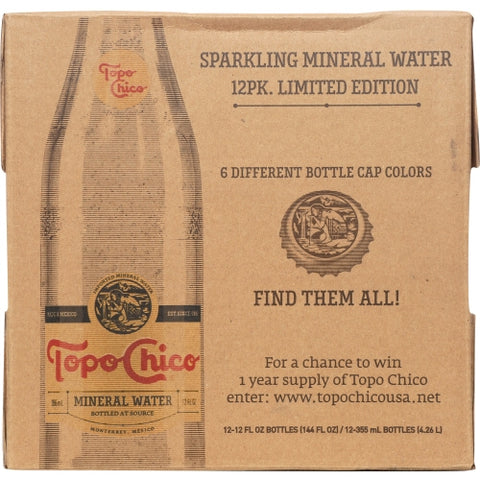 Topo Chico, Watr Mnerl 12P Orgnl Glas, Case of 1 X 144 Oz