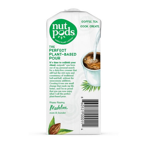 Nutpods, Original Almond and Coconut Unsweetened and Dairy-Free Creamer, 11.2 Oz(Case Of 12)