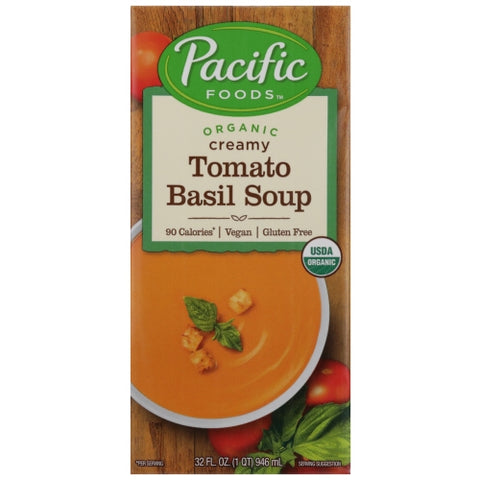 Soup Vgn Tomato Basil Org Case of 12 X 32 Oz by Pacific Foods