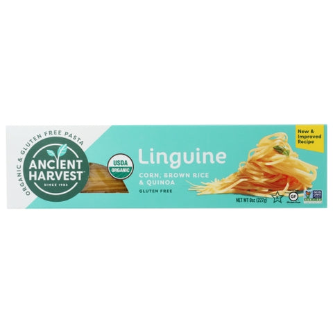 Ancient Harvest, Corn Brown Rice And Quinoa Linguine Pasta, 8 Oz(Case Of 12)
