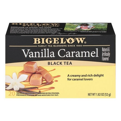Bigelow, Vanilla Caramel Black Tea, 1.82 Oz(Case Of 6)